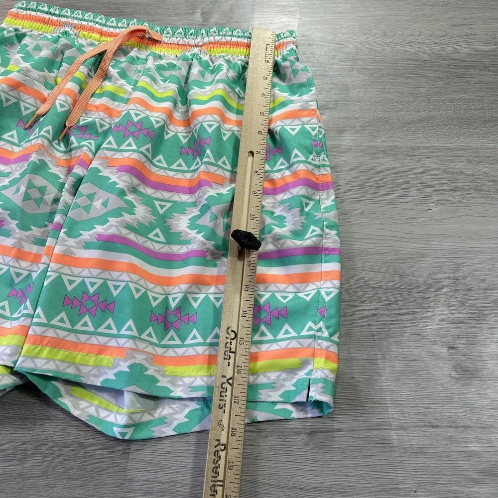 Chubbies Swim Trunks Shorts Mens Large Multicolor 7 Inseam Lined Drawstring‎